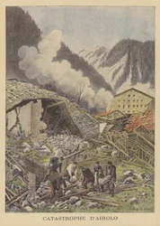 Catastrophic Landslide at Airolo, Switzerland